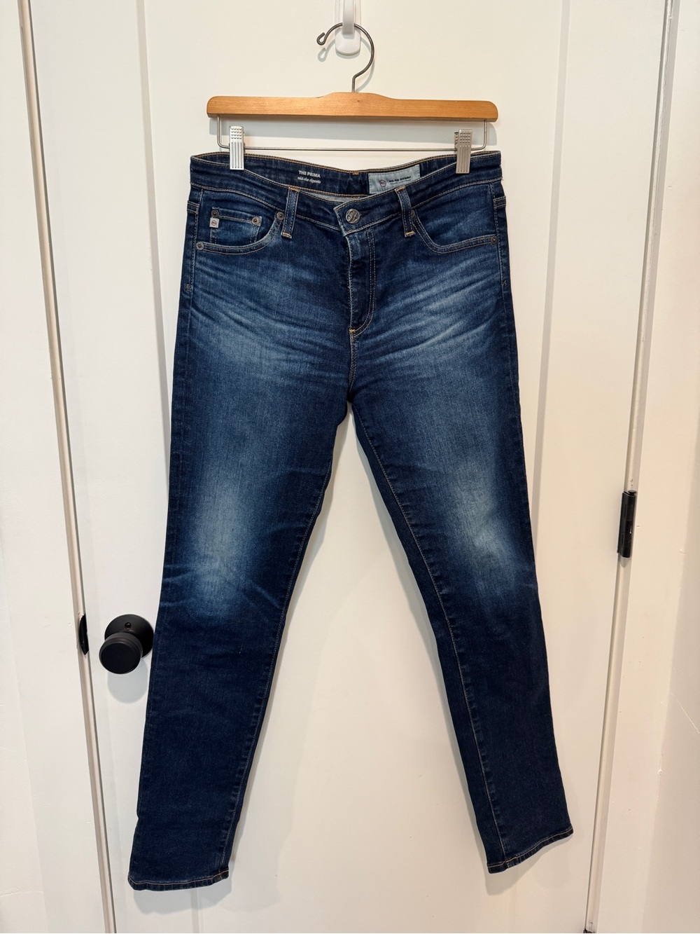 Ag Adriano Goldschmied Dark Blue Skinny Jeans